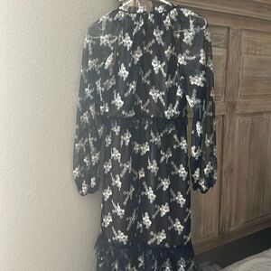 Floral long sleeve dress